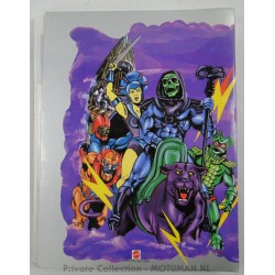 He-man A4 2-ring binder, Mattel 1986