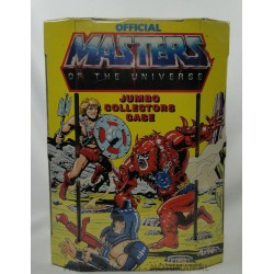 He-man Jumbo Collectors Case yellow, Mattel 1985