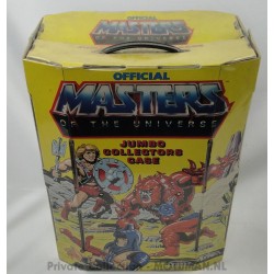 He-man Jumbo Collectors Case yellow, Mattel 1985