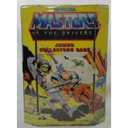 He-man Jumbo Collectors Case yellow, Mattel 1985