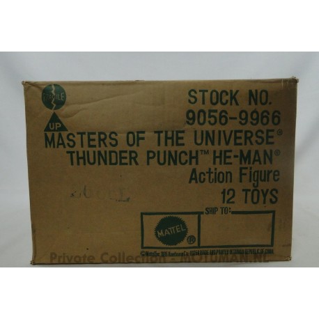 Thunder-Punch He-man Store Stock Box with contents