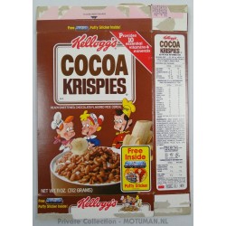 Kellogs Choco Krispies empty box