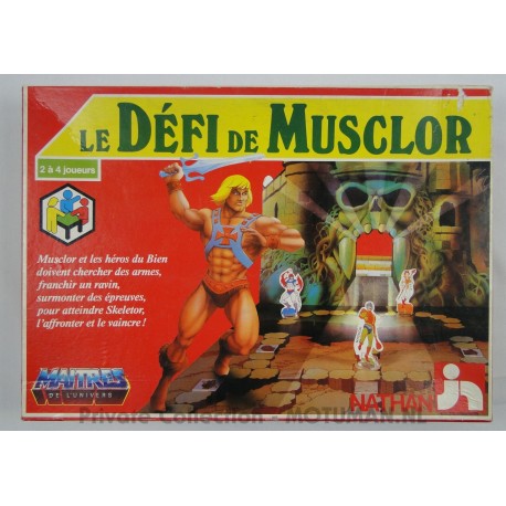 Le Defi de Musclor, board game, Nathan 1984