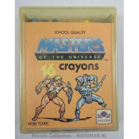 MOTU School Quality Caryons used, Golden 1983