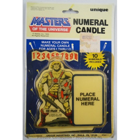 He-man Numeral Candle, Unique 1984