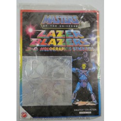 Lazer Blazer Holo stickers, Skeletor Collection, Peter Pan Playthings 1984