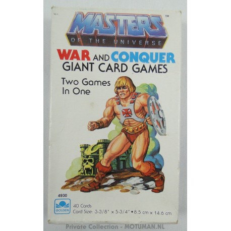 Card Game âWar and Conquerâ, Golden 1983