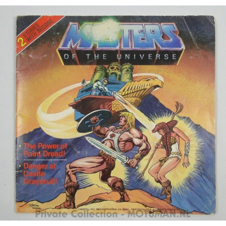 45 LP record - The Power of Point Dread - Danger at Castle Greyskull, 1983 Mattel