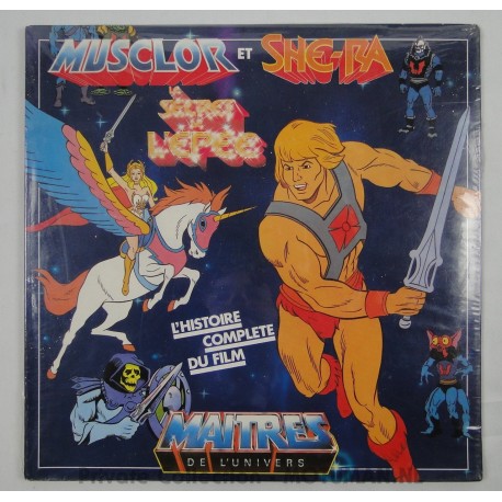 Musclor and She-ra, The Movie Cartoon LP, Sealed, AB Productions 1985