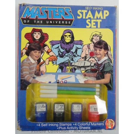 MOTU Self inking 4 + Stamp Set MIP, HG 1984