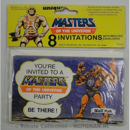 Party Favors: 8 Invitations MIP