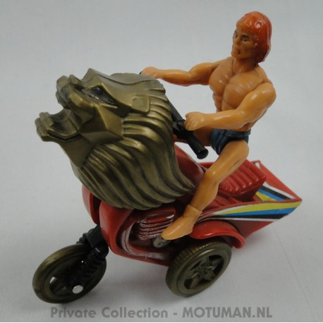 Knock-Off Friction He-man Like Man on cat Motor
