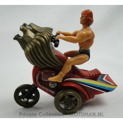 Knock-Off Friction He-man Like Man on cat Motor