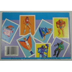 Sticker-Stamp Book - 32 colorful stamps - Golden 1983