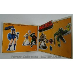 MOTU Puffy Stickers - Sticker album, pocket size - Mattel 1983