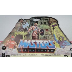 Heman/Skeletor (6/6) carnival watches on display, Mattel 1985