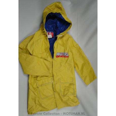 MOTU Raincoat Yellow, Swell-Wear industries, He-man + Battle Cat