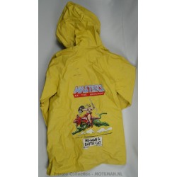 MOTU Raincoat Yellow, Swell-Wear industries, He-man + Battle Cat