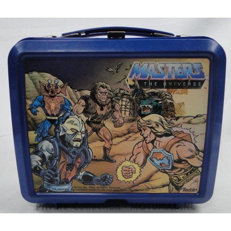 Lunchbox plastic blue - Fright Zone, Aladdin 1985