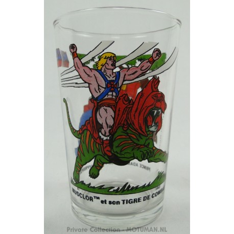 mosterd glas He-man/Battle Cat - Adam/Cringer