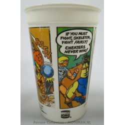 Burger King Cup No4 - Spydor -stalking enemies of skeletor