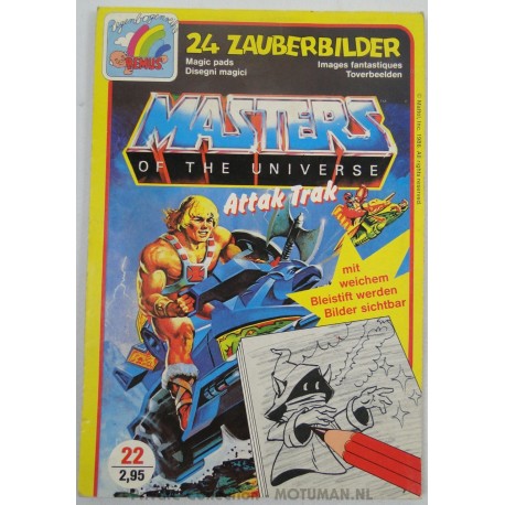 MOTU Attak Trak - Magic pads, 24 Zauberbilder, Remus 1986