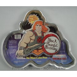 He-man Cake Pan + instructions, Wilton 1983 (missing face)