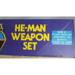 He-man Weapon Set MIB, Thomas Salter Toys Scotland 1983