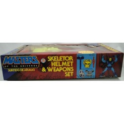 Skeletor Weapons & Helmet Set MIB, HG Toys 1984