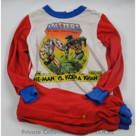 He-man vs Kobra Kahn pajama with pants, 1985