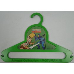 Green He-man & Skeletor Clothes Hanger, Mattel 1984