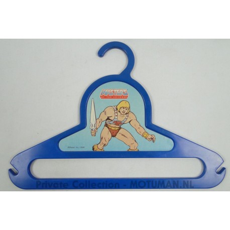 Blue He-man Clothes Hanger, Mattel 1984