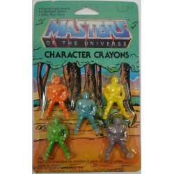 He-man with axe Character Crayons MOC forest bg, Butterfly Originals 1984