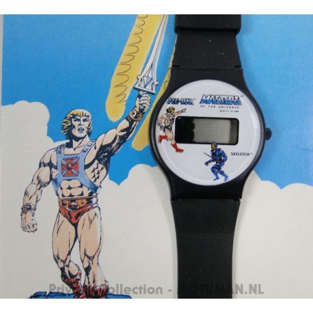 He-man Digital Watch MIP 3/4, Citron 1988