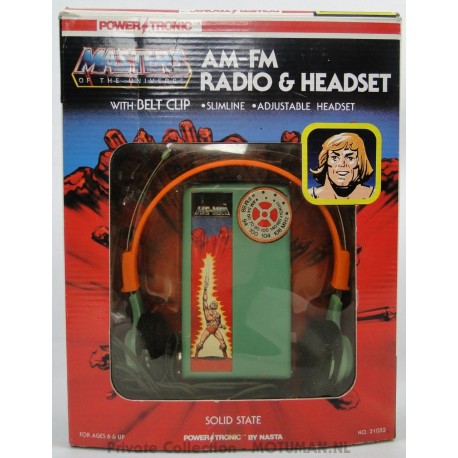 AM-FM Radio & Headset MIB, Power Tronic 1984