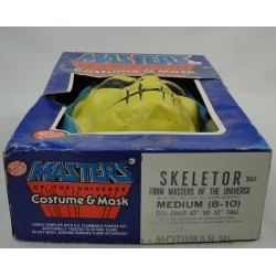 Skeletor - BEN COOPER Costume med (8-10) MIB 1982